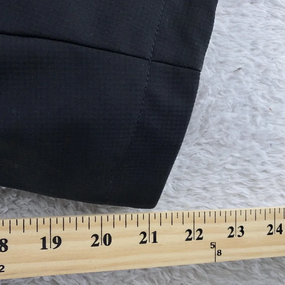 North Face Windwall Jacket Mens Small Black Gray Hooded Softshell Winter‎ Coat